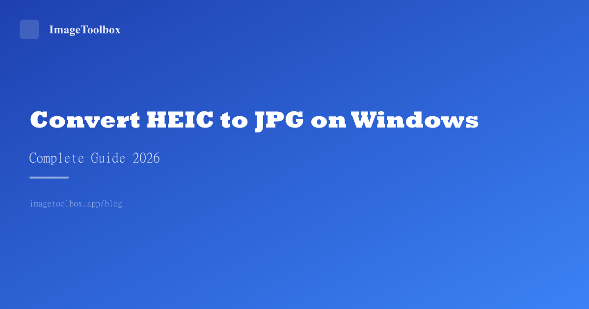 How to Convert HEIC to JPG on Windows 11