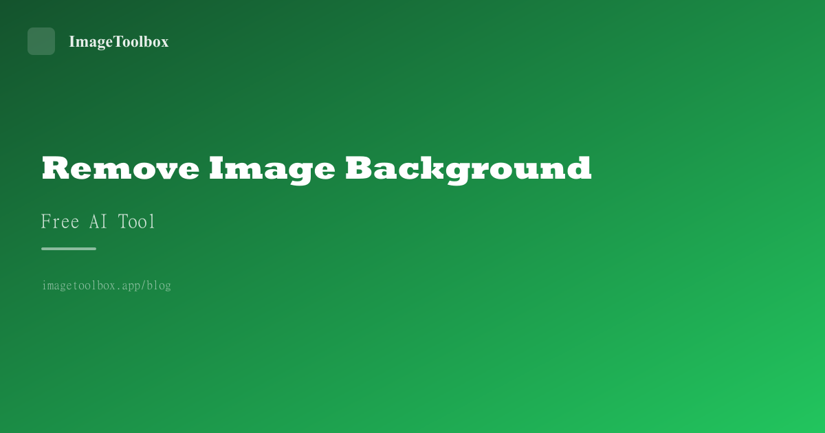 How to Remove Image Background for Free (No Sign-Up)